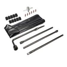 Dr.Roc Spare Tire Tool Kit with Spare Tire Jack Handle and Lug Wrench Spare T...