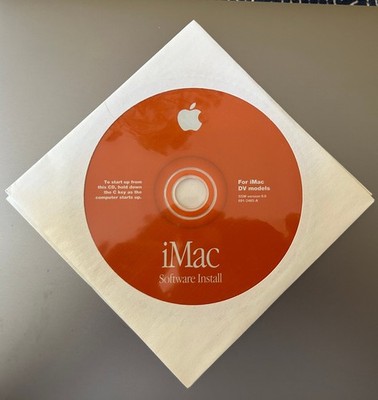 imac software install & restore dv models ssw version 9.0 681-2465-A