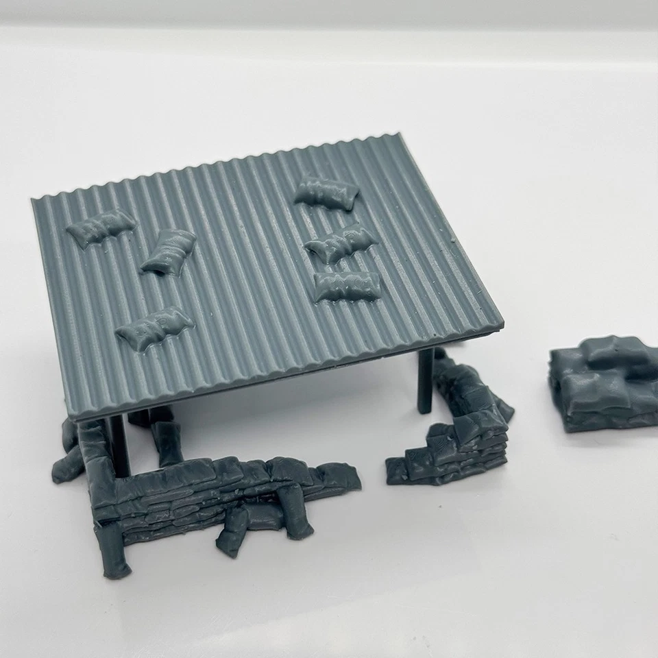 SSMODEL 1:87 Vietnam War Era Machine Gun Bunker 1set - Image 4 of 4