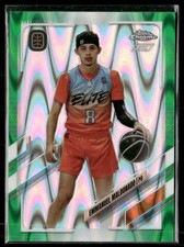 2022 Topps Chrome Basketball Emmanuel Maldonado Green Refractor Rookie /75