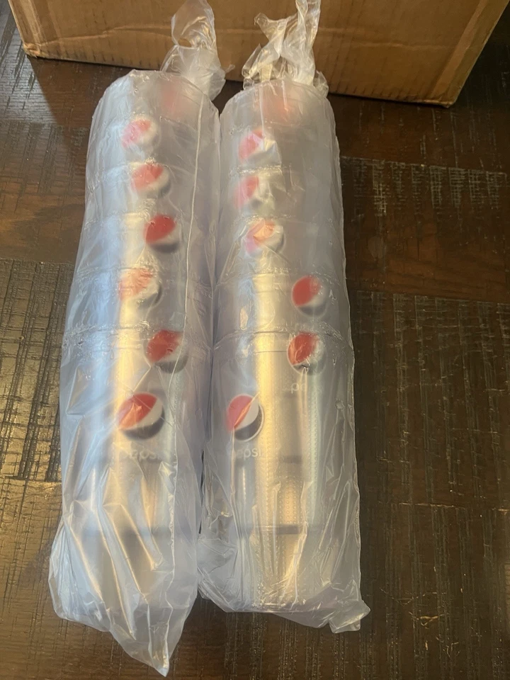 ACIM Pepsi Cola Logo Restaurant Style Clear Plastic Tumbler Cups 16 oz Lot of 12 - Image 3 of 4