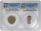 1913 Buffalo Nickel Type 2 Split Planchet VF30 PCGS