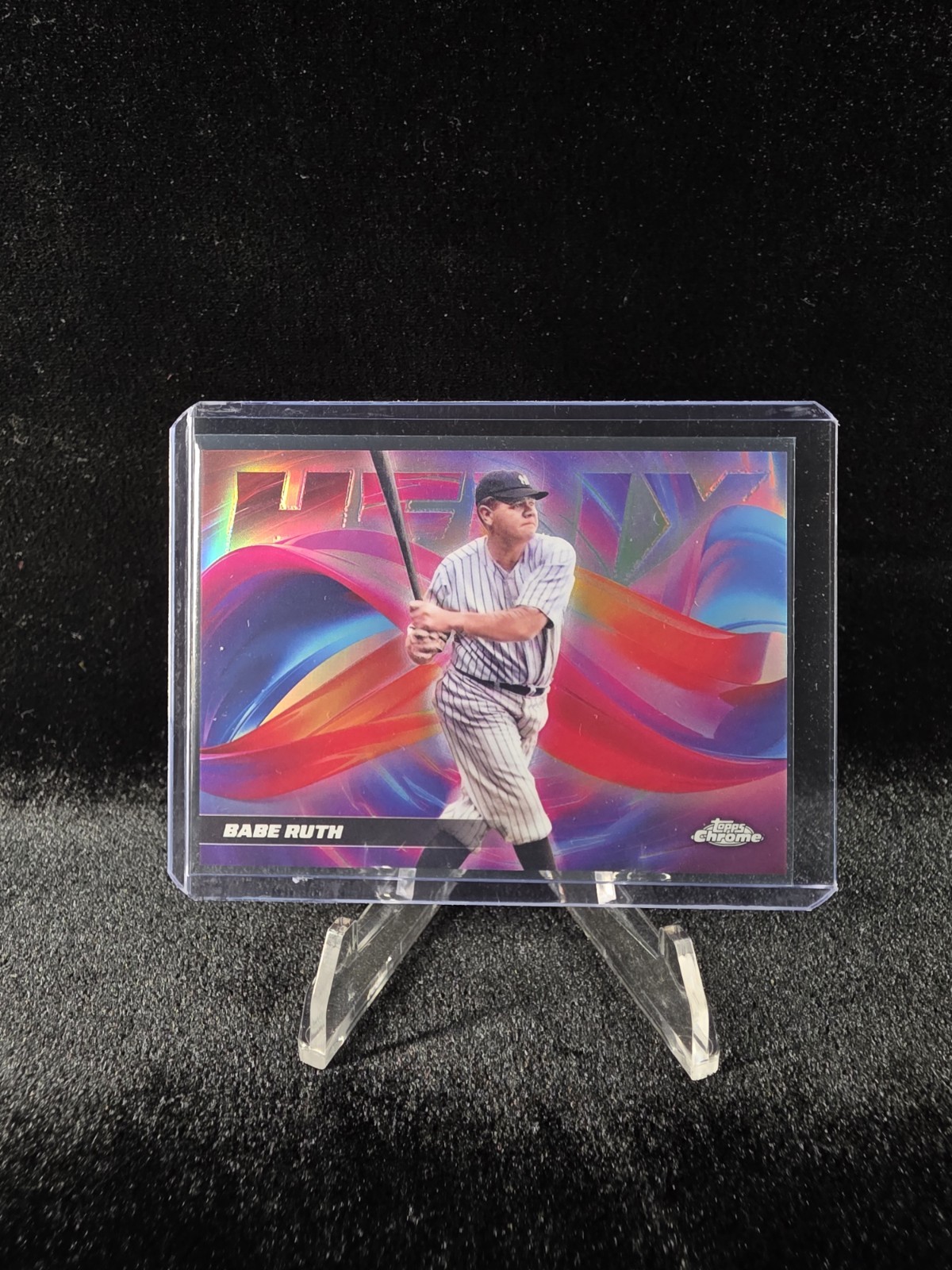 Babe Ruth #HX-12 Helix - 2025 Topps Chrome - New York Yankees - SSP Case Hit