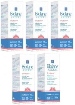 5 x 75 ml Biolane Expert Eryderm Wasserpaste Hautpflege *brandneu*