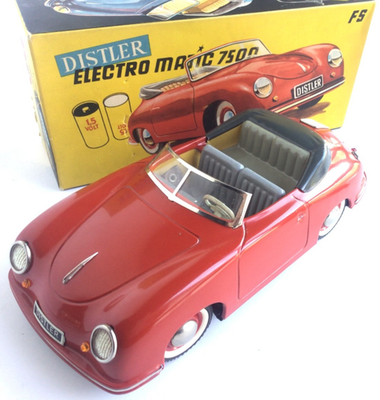 #ad Distler Electro Magic 7500 Porsche 1955 56 Vintage Working w Original Key amp; Box $374.95