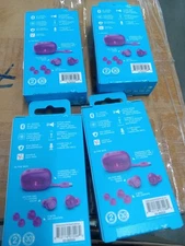 LOT OF 5 UNITS JLab Go Pop Active Noise Cancelling Bluetooth Earbuds