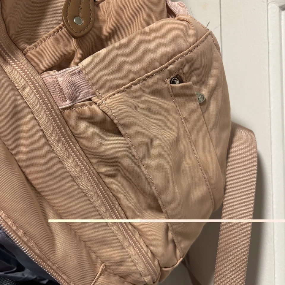 Dikaslon Diaper Bag Backpack w/Stroller Straps, Large Baby Bags Pink - Image 4 of 4