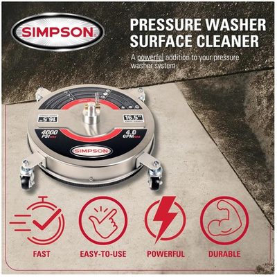 #ad Gas Electric 16.5quot; Pressure Washer Cleaner Stainless Steel $219.99