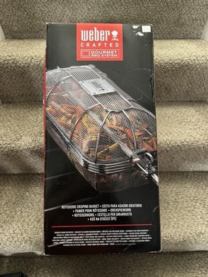 Weber Crafted Crisping Basket 7686 Rotisserie Genesis Spirit Summit Chipotle USA