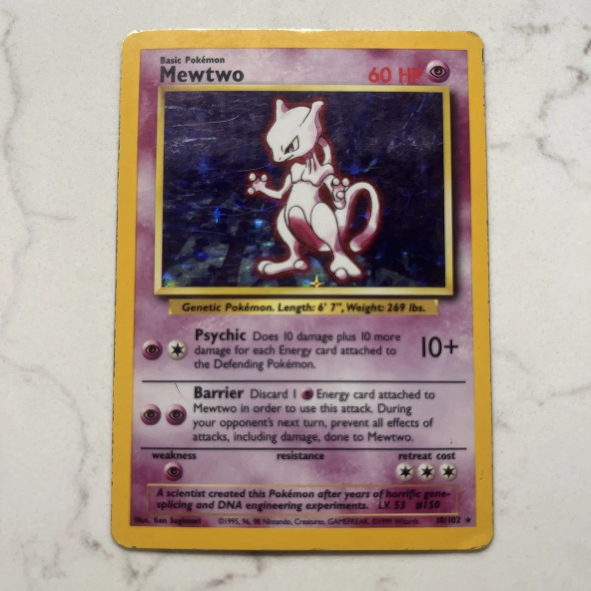 MEWTWO 10/102 ミュウツー 英語版ポケモン 25+ Mewtwo 10/102 Base Set for sale | Updated Oct 2026