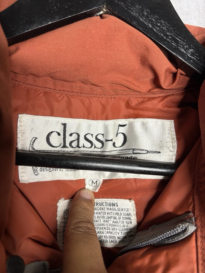 Colete Classe 5 Vintage Laranja Ferrugem (Marty Mcfly Colorway) Tamanho Médio  - Imagem 4 de 4