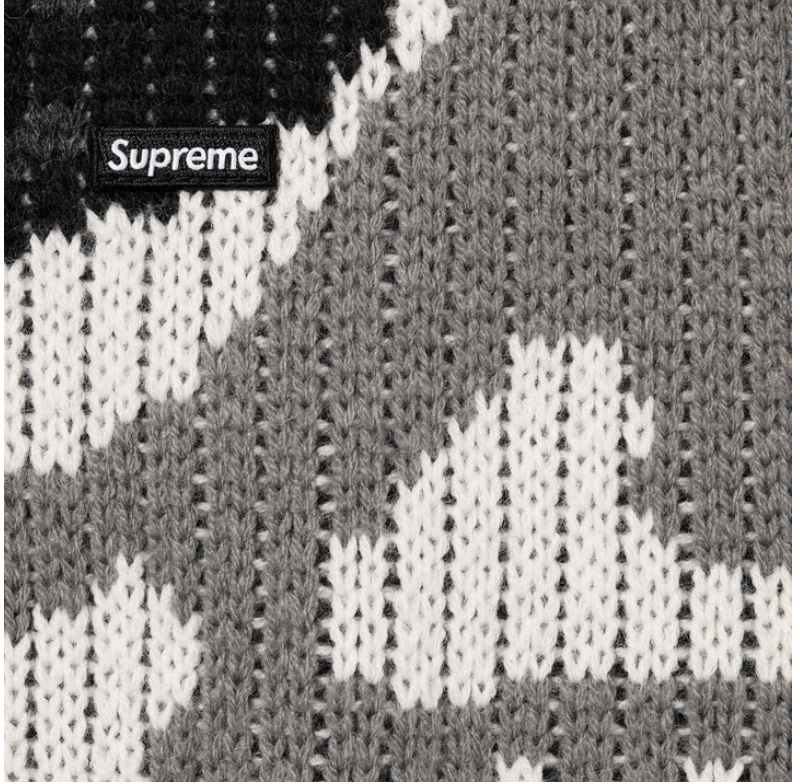 Supreme Small Box Polo Sweater - Large - Snow Camo - FW25 | eBay