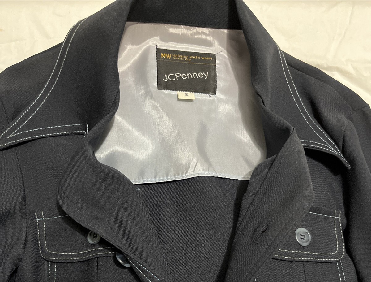 Vintage 70s Leisure Suit Jacket Mens Small JCPenney Dark Vintage 70s Leisure Suit Jacket Mens Small JCPenney Dark