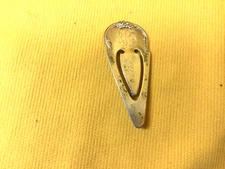 Sterling Book Mark or Pin with Engraves Initials And Gifters