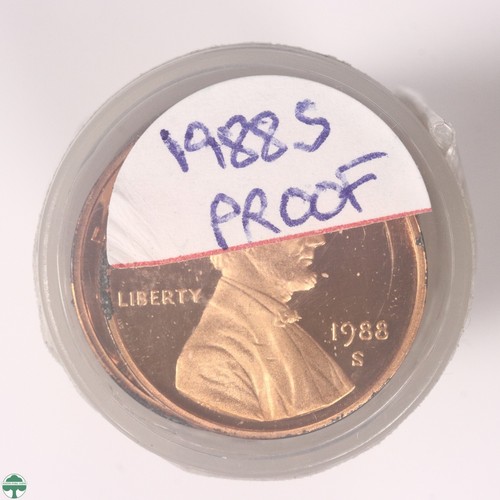 Roll of - 1988-S Lincoln Memorial Cents - Proof Details - with Problems