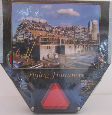 Doyle Yoder Publishing, 1000 Piece Rectangular Jigsaw Puzzle. ''Flying Hammers''.