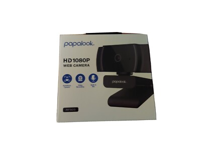 Webcam 1080P Full HD, PAPALOOK AF925 Computer Camera