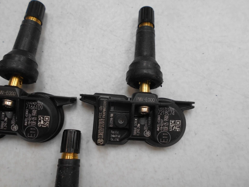 42607-02050 Juego de 4 más uno extra Toyota TPMS sensores Tundra, 4Run, RAV4 otros Foto 3 de 4