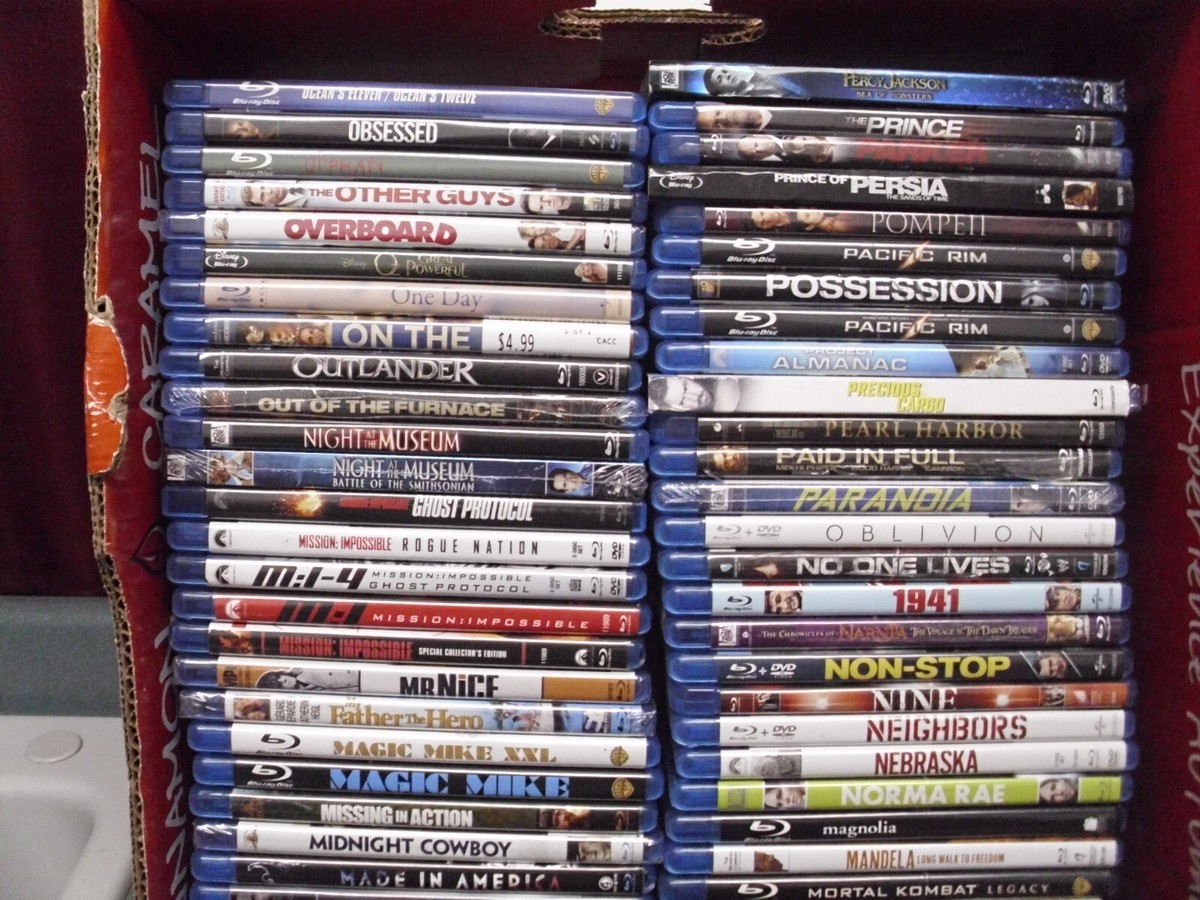 DVD BLUE RAY VERY GOOD CONDITION LOT OF 90 MOVIES { BOX 4 } | eBay