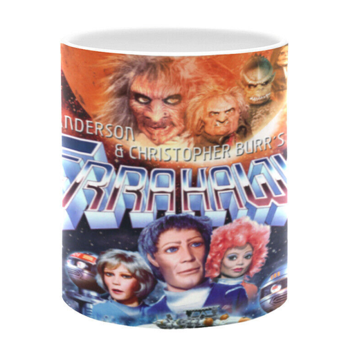 Terrahawks mug / cup Gerry Anderson Zelda 1980s TV show coffee mug