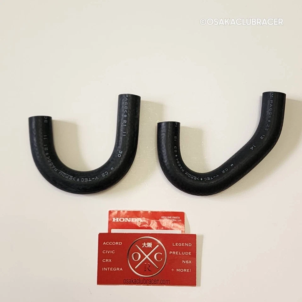 Genuine OEM Acura Integra 92-93 94-95 GS-R 97-01 Type R Oil Cooler Hose Set NEW - Image 4 of 4