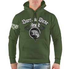 Felpa con cappuccio pescatore fantasia sete e pesci spessi pesca pesci petri heal