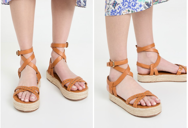 NIB Isabel Marant 37 7 Melyz Leather Ankle Strap Platform