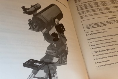 Meade - Operating Instructions for the ''CAT''  8''/10'' SC Computer Aided Telescope