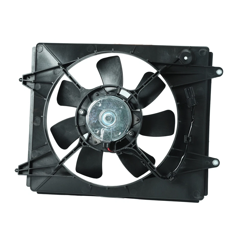 Ventilador de refrigeración del radiador condensador de CA de 2 piezas para Honda CR-V CRV izquierda+derecha 2010-2011 Foto 3 de 4