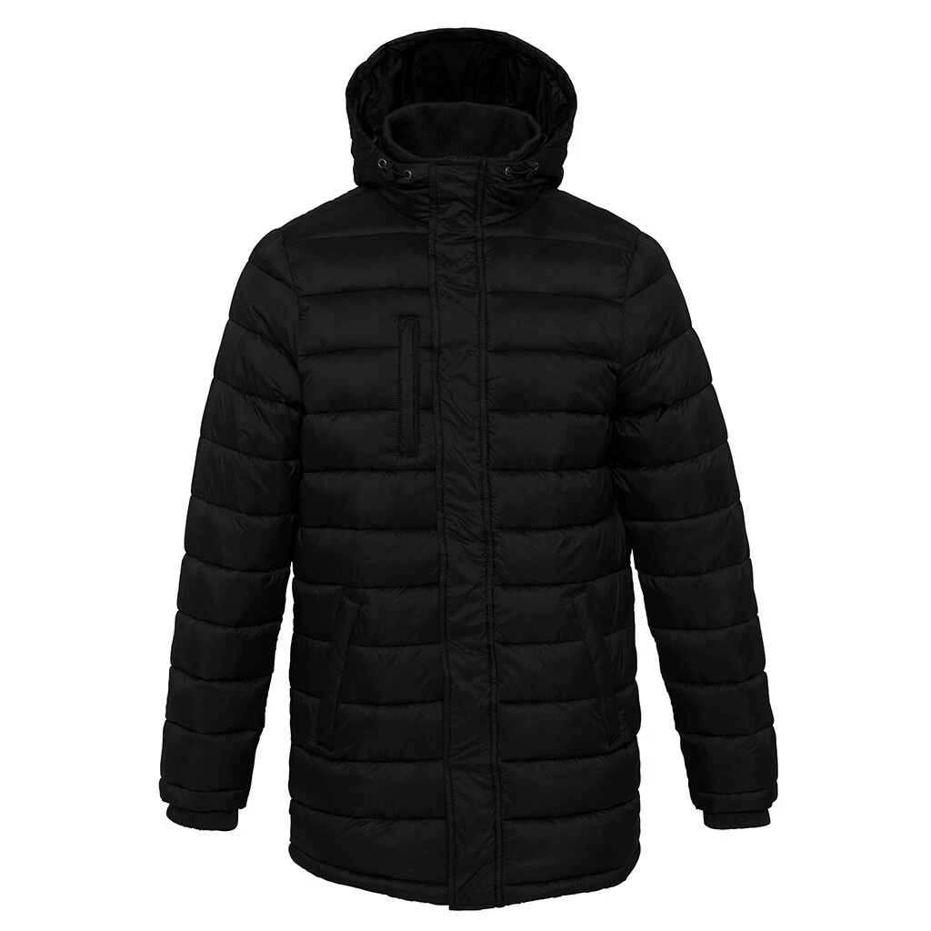 Kariban Mens Lightweight Long Padded Parka Jacket PC3823 eBay