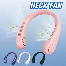 USB Portable Hanging Neck Fan Cooling Air Cooler Electric Air Conditioner