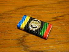 Deutsches Sportabzeichen Silber, alte DSB Form Bandschnalle Orden Bundeswehr