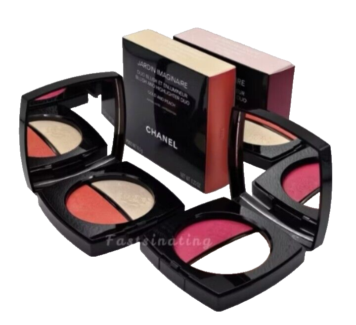 CHANEL JARDIN IMAGINAIRE デュオブラッシュ Chanel JARDIN IMAGINAIRE Blush and highlighter duo Gold and