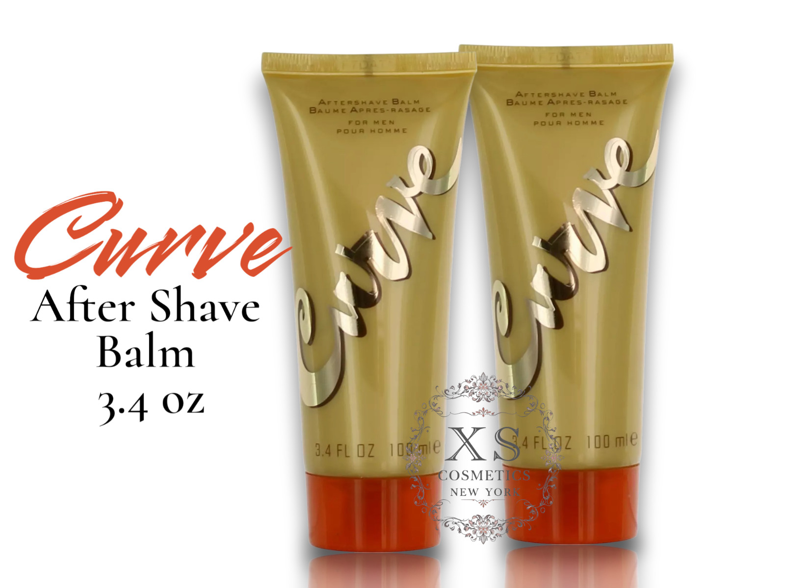 2 X CURVE Liz Claiborne 34 oz After shave Balm Men BRAND NEW UNBOXED 7090₽