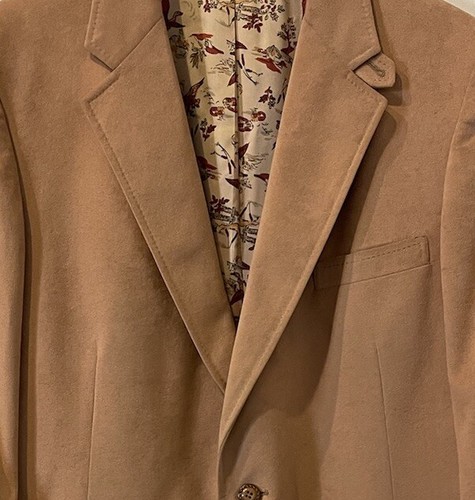 Hardy Amies Baron Jacket Sports Coat Blazer Camel 43 - Picture 3 of 15