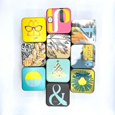 Fossil Genuine Collectible Presentation Display Gift Watch Tin Box NOS