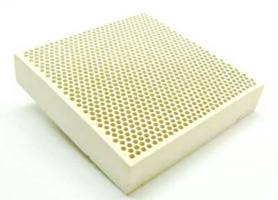 Ceramic Honeycomb Block Soldering Plate with Holes Jewelry Heat Board 4'' x 4''