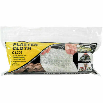 Woodland Scenics C1203 Plaster Cloth Roll - White