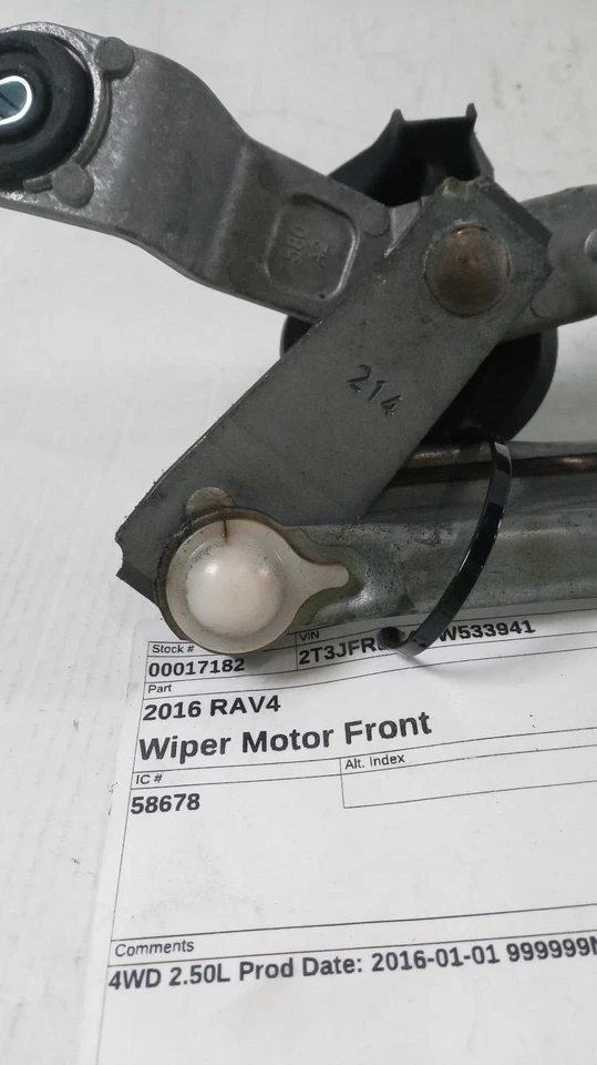 Motor limpiaparabrisas usado se adapta a: Toyota Rav4 2016 gasolina grado A Foto 2 de 4