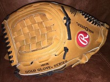 NOS Rawlings USA HOH Gold Glove Softball Glove 12" PRO-6W LHT Brand New Rare USA