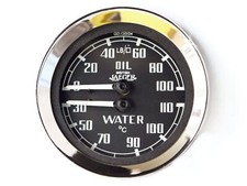 British Jaeger Oil Pressure Water Temperature C Dual Gauge For Mga Bha4110 British Jaeger Oil Pressure Water Temperature C Dual Gauge For Mga Bha4110