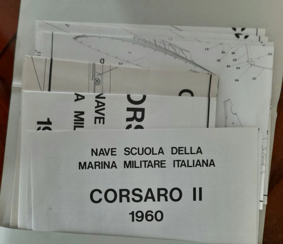 Corel Corsaro II° Nave Scuola Della Marina Militare Italiana SM 26 Scala 1:24 - Immagine 4 di 4