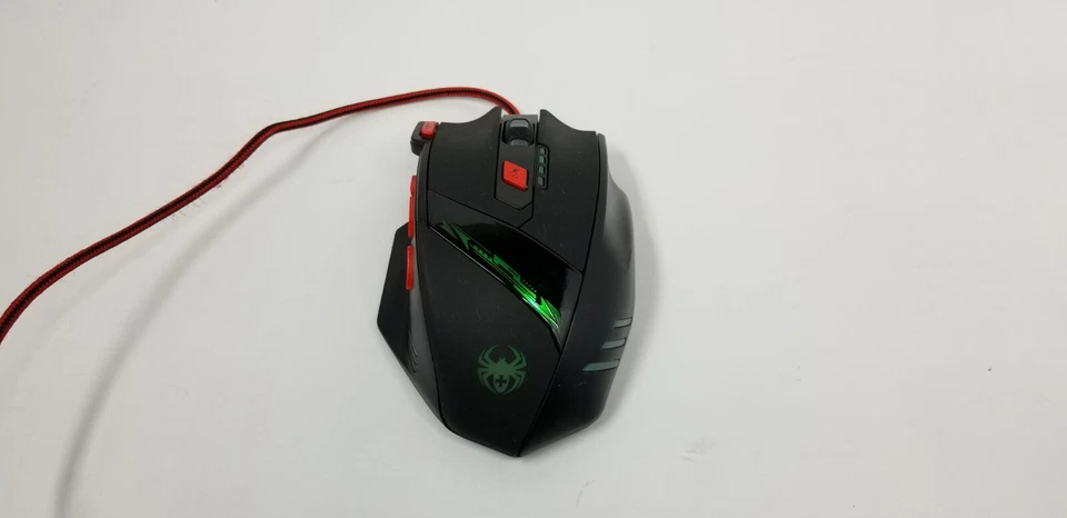 Zelotes T-90 Top Gaming Mouse USB Wired Black/Red ~ Tested Great Condition - Image 4 of 4