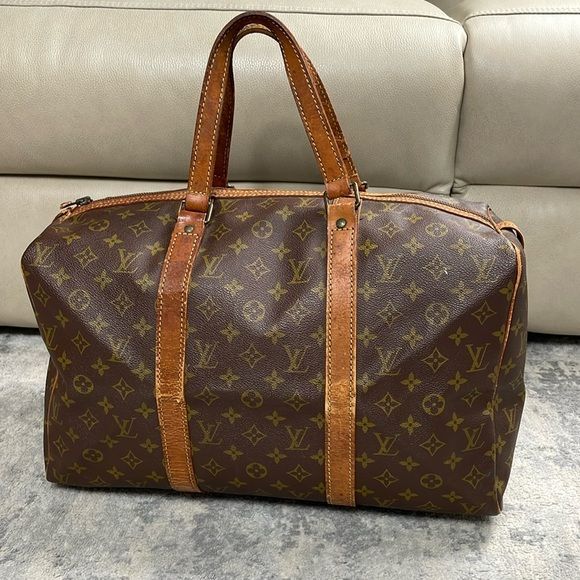 Vintage Louis Vuitton Monogram Sac Souple 45 Square Duffle