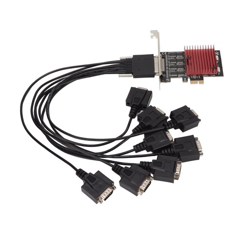 Expansion Card Pcie To 8 Port Pci Express X1 To Db9 Com Rs232 Convertor For HEN - Picture 3 of 22
