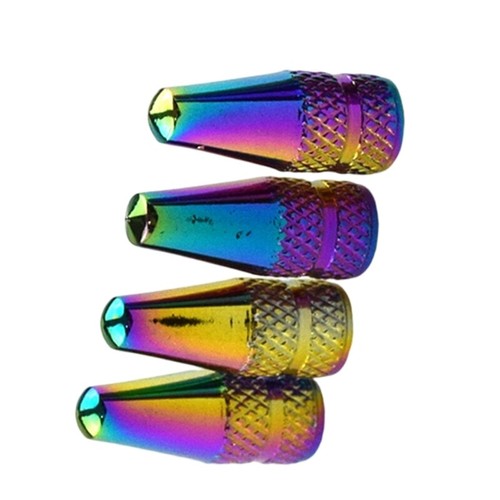 4Pcs Unique Colorful Valves Stem Caps Car Tires Valves Stem Caps Dust Covers - Picture 6 of 11