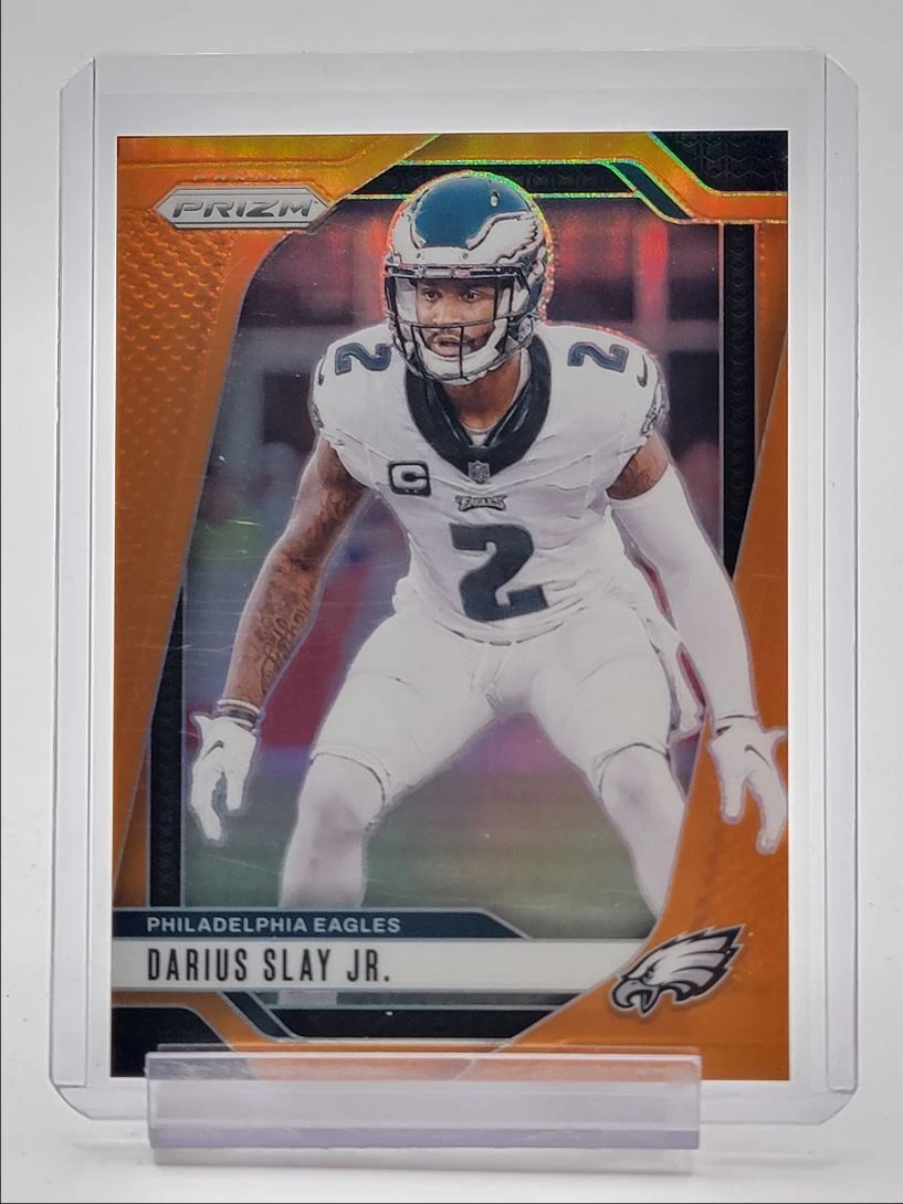 DARIUS SLAY JR. 2024 PANINI PRIZM FOOTBALL ORANGE EAGLES /249 Q3549