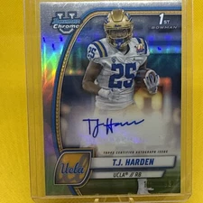 170/299✨2024 Bowman University U Chrome TJ Harden Exclusive Refractor Auto 1st B
