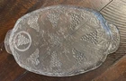 Anchor Hocking Grape Clear Glass Set of 12 Snack Plate