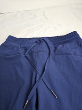 Barco One Women s Navy Blue Scrub Pants Joggers SZ XSP Drawstring Waist 26x28